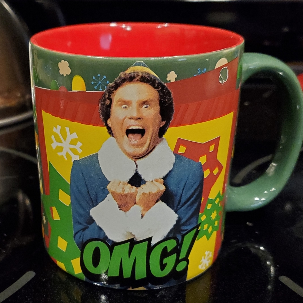Giant Buddy the Elf mug!